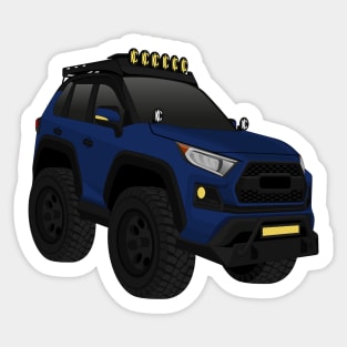 Runner mini Navy Sticker